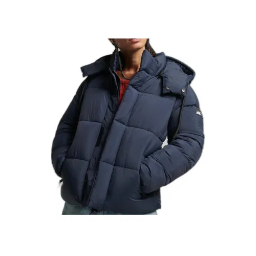 SUPERDRY Куртки Пальто Женские Морской Синий