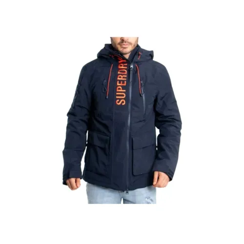 SUPERDRY Мужские синие куртки