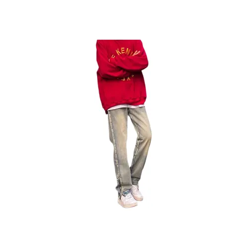 SOUL WORKER Синий Унисекс Джинсы