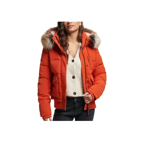 SUPERDRY Куртки Пальто Женские Оранжевые