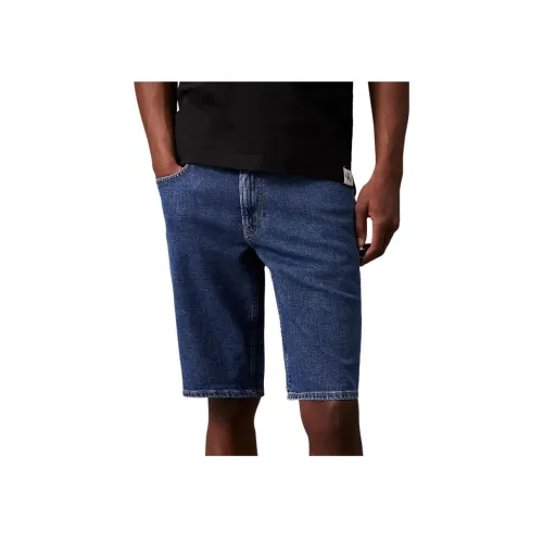 Calvin Klein Джинсовые шорты Европейская версия Мужской Темно-синий