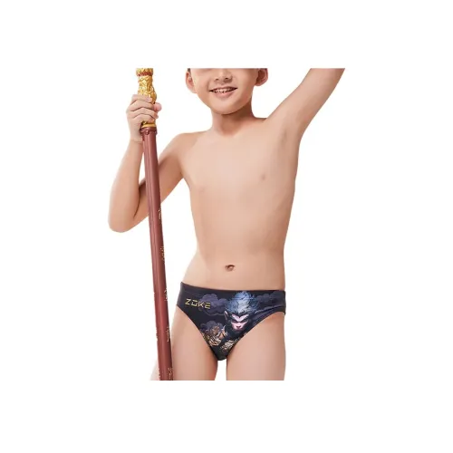 ZOKE Детский купальник Черный Золотой для детей 3-7 лет