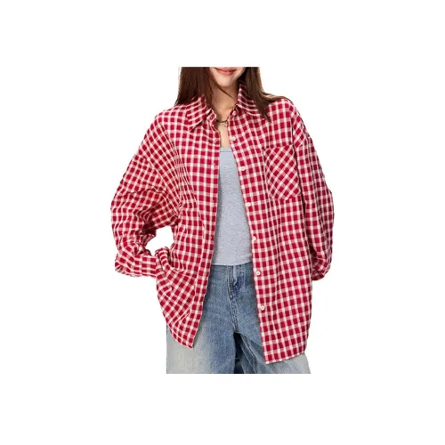 NHZN Red Женские Рубашки