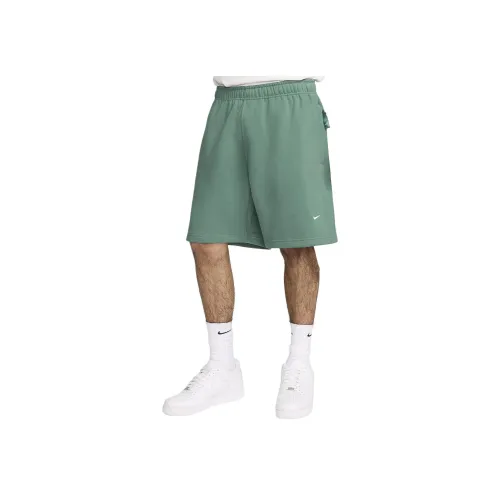 Nike Флис Шорты Повседневные шорты Мужской Зеленый