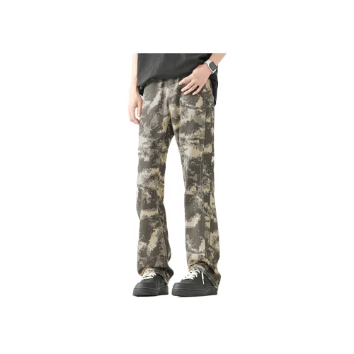 66/ROUTE 66 Камуфляж Унисекс Джинсы