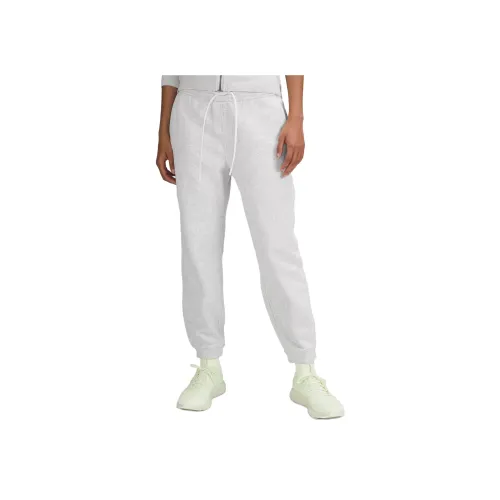 lululemon Loungeful Вязаные Спортивные Штаны Женские Светло-Серые