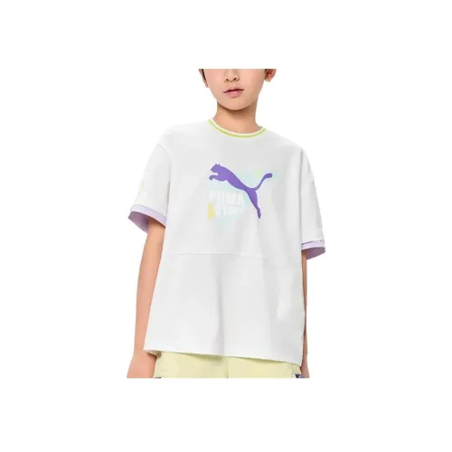 PUMA FOREVER Белый KIDS T-рубашки