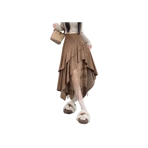 SNZX Женские Повседневные Длинные Юбки