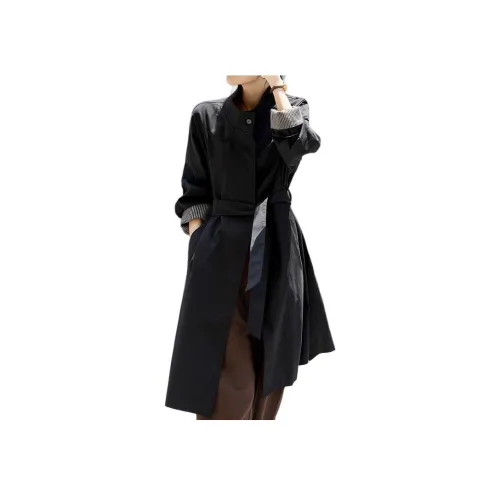 Dme Черный Женский Тренч