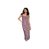 Дворцовый фиолетовый длинный юбка