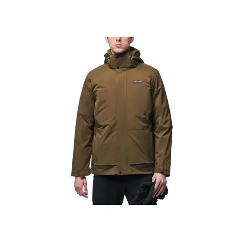 Columbia City Outdoor Collection Водонепроницаемый Теплоизоляционный Теплоотражающий Ветровка Мужской Умбра