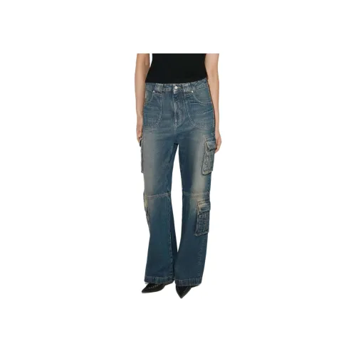 Misbhv FW24 Джинсы Женские Морской Синий