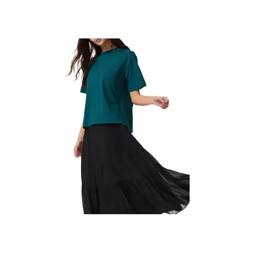 UNIQLO Темно-зеленые женские T-рубашки