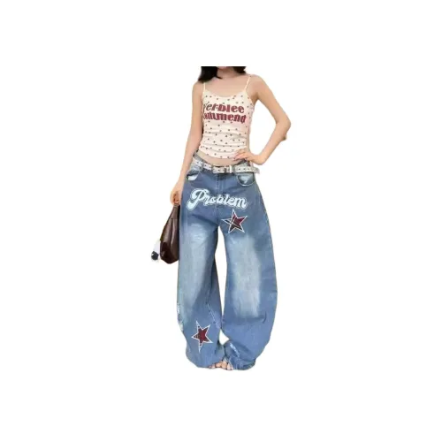 YEARNED Blue Women's Jeans YEARNED Синий Женские Джинсы