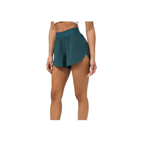 lululemon Спортивные шорты Женские Темно-зеленый