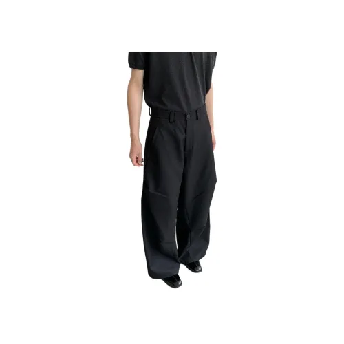 SHIQUANYI Стильный Уменьшение Этаж Длина Широкие Брюки Унисекс