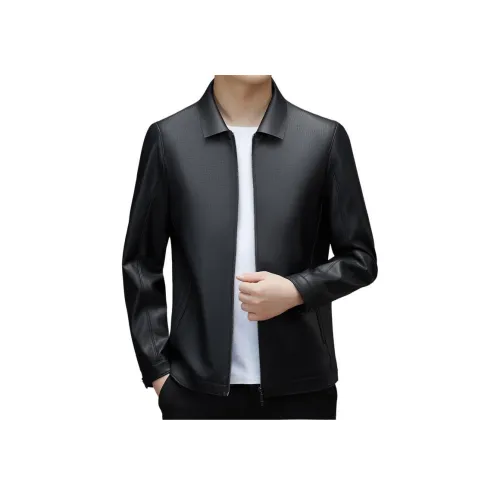 EMINU Мужские кожаные куртки