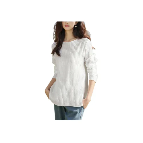 Wbwq Шифон Рубашка Женская Белая