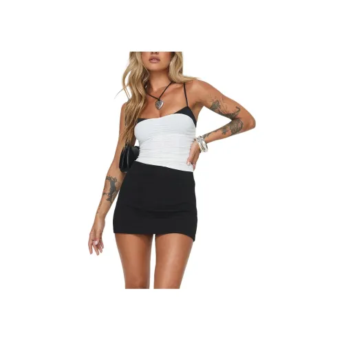 PRINCESS POLLY KARLEY Юбка-Шорты Повседневные Шорты Женские Черный Черный