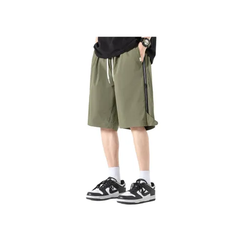 WOOD SOON Шнурок Японский стиль Спортивные Пляжные Брюки длиной до колена Мужские