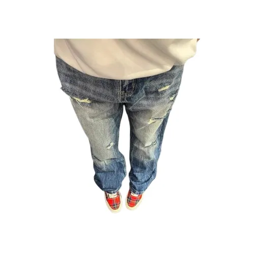 RENBEN1986 Blue Unisex Jeans RENBEN1986 Синий Унисекс Джинсы