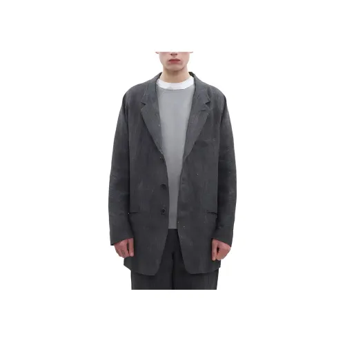 LA GARCONNE SS24 Бизнес-костюм Пальто Мужской Серый