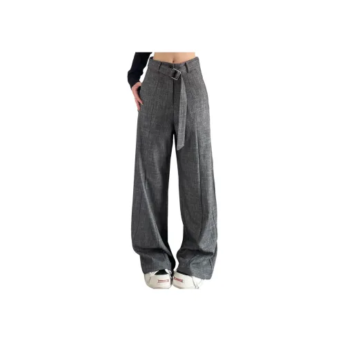 GANGZAI Серые Унисекс Повседневные Брюки