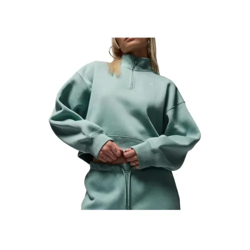 Jordan Свитшот Женский Зеленый