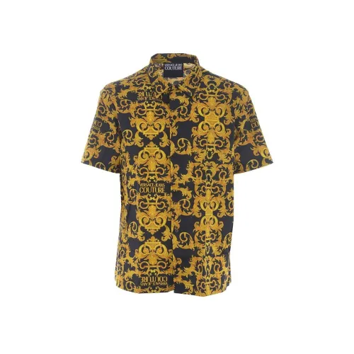 VERSACE JEANS COUTURE SS23 Рубашка Мужская Черная