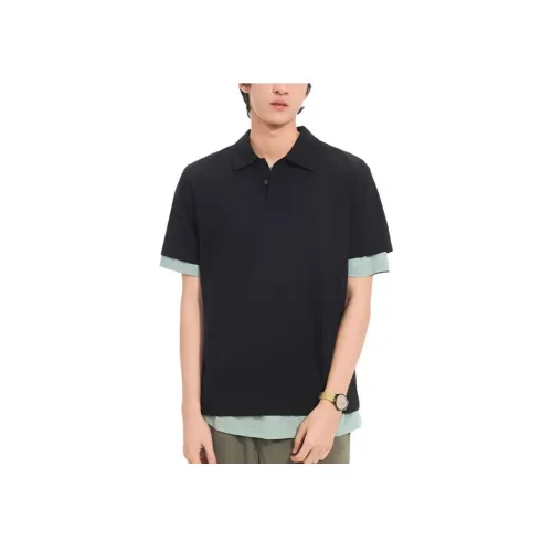 Пони Черная Мужская Поло