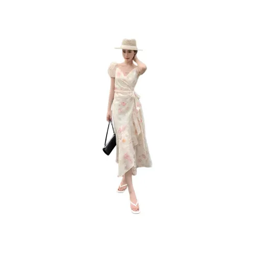 BVODE Короткий рукав Платье Женское