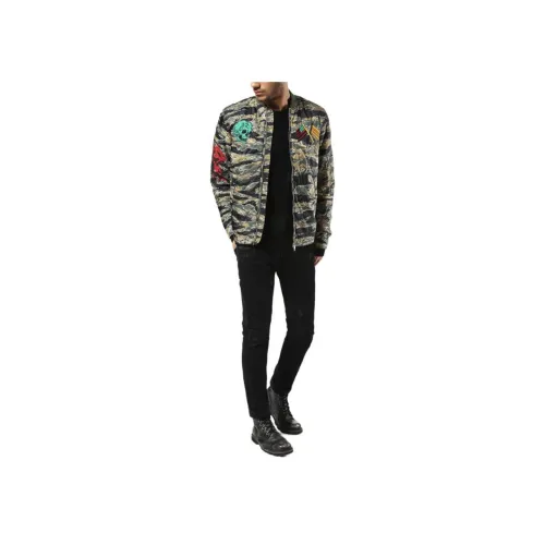 DIESEL Хлопковый пуховик Мужской Желтый