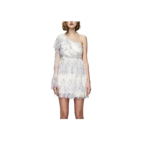 Alice McCall Белое Женское Длинное Платье с Рукавами