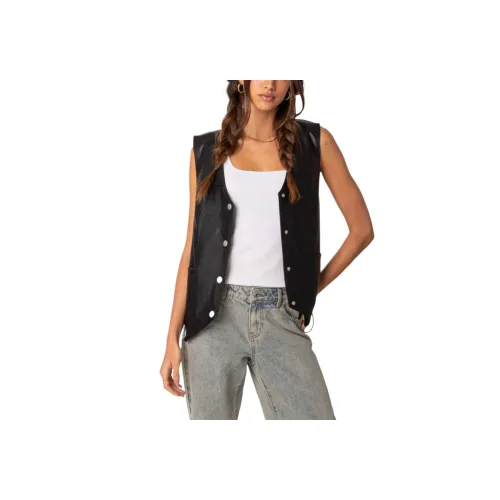 Edikted Kara Искусственная кожа Кружево Вверх Жилет Женские