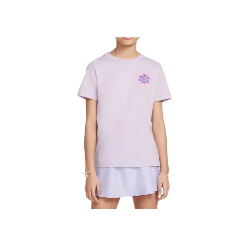 nike Sportswear T-Shirt SS25 Розовый Фиолетовый Подростки