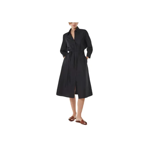 XACUS Black Женские Длинные Рукава Платья