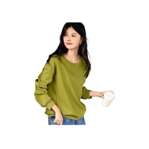 XWI Облако Creek Зеленый Женский Свитшот