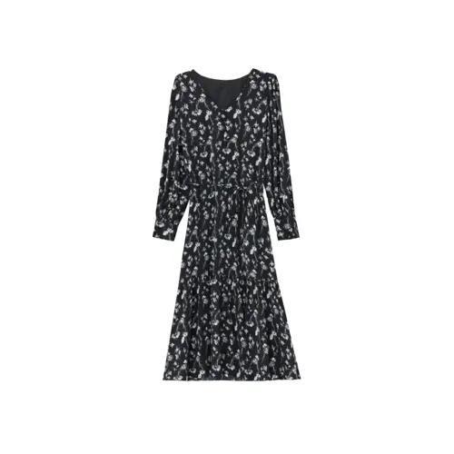 AFGGD Длинное платье с длинными рукавами женское