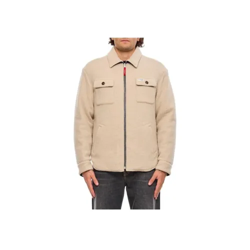 FAY Вельвет FEEL Пальто Мужской Бежевый