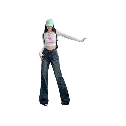 Wen Shan Женские Джинсы