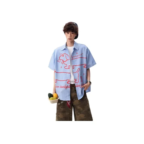 UNDERTIDES Синий Унисекс Рубашки