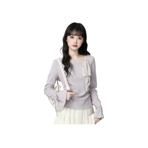 TUCANO Фиолетовый Женский Короткий Топ