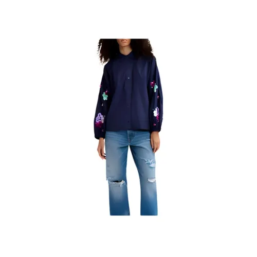 Essentiel Antwerp Рубашка Женская Вечерний Синий