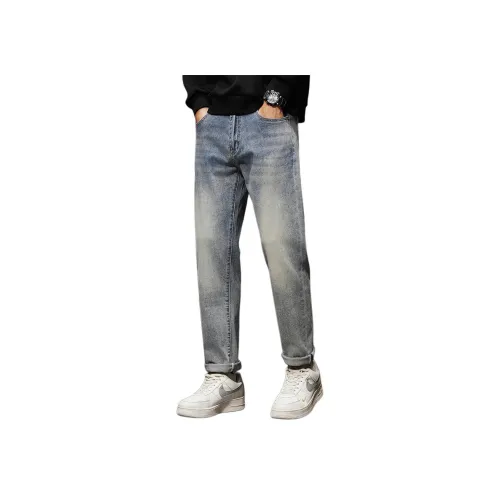 JEANSWEST Винтажные синие мужские джинсы