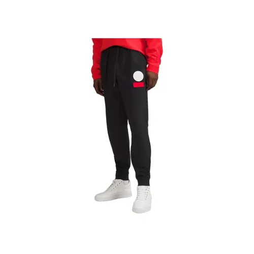 lululemon Повседневные брюки Мужские Черные Винтажный Белый