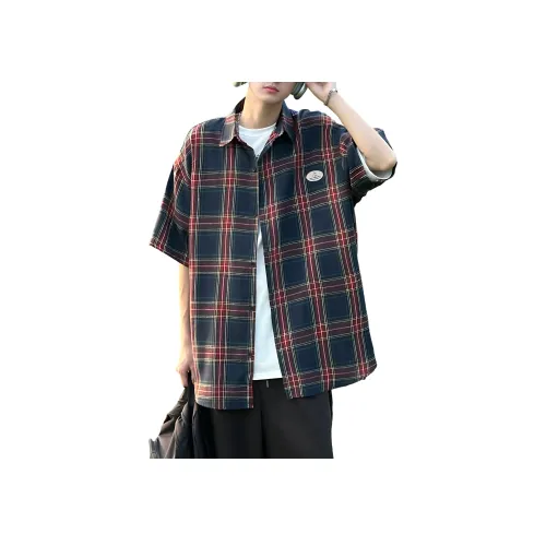 GANGZAI Короткий рукав рубашка унисекс