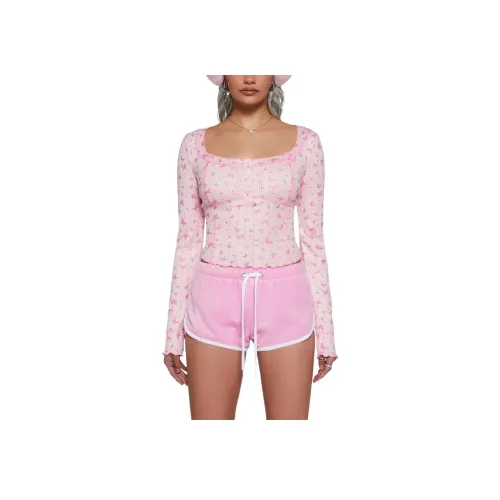 Dolls Kill Розовые Женские T-рубашки