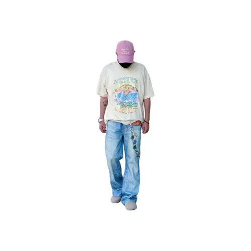 MORii Blue Unisex Jeans MORii Синий Унисекс Джинсы