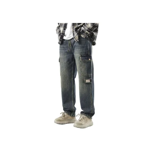 MEXISHION Синий Унисекс Джинсы