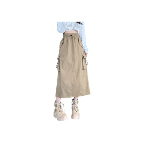 Ya Sheep People Повседневный Длинный Юбка Женские